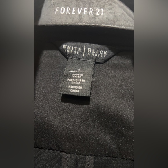 White House Black Market military style jacket w gold buttons Size: 6 #military - Picture 3 of 5